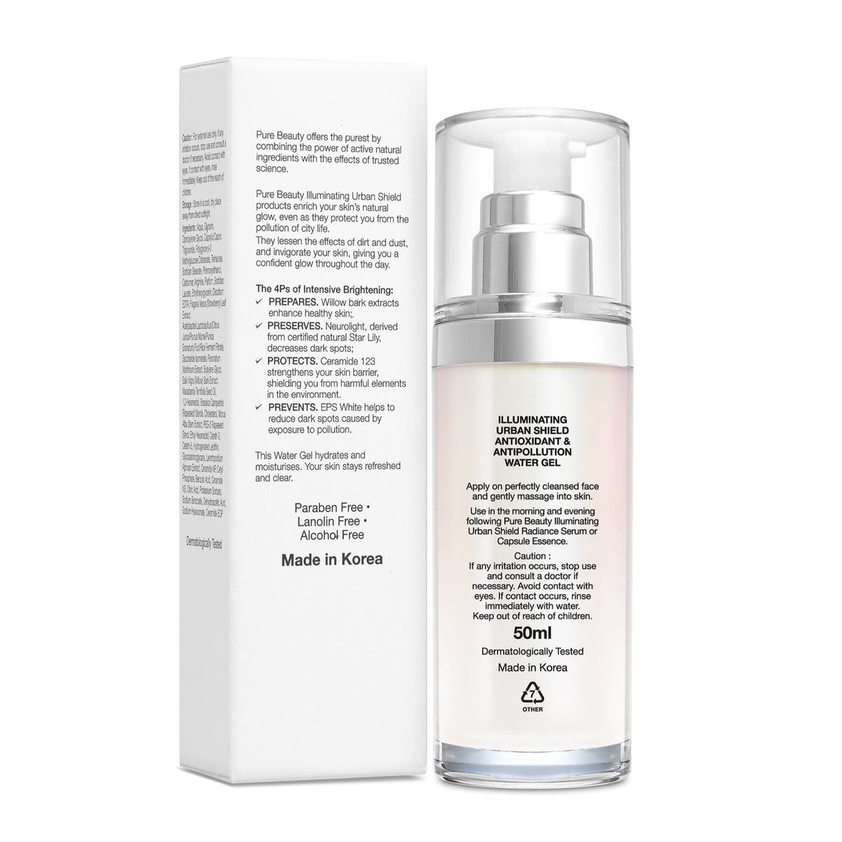 Illuminating Urban Shield Water Gel Face Cream 50ml