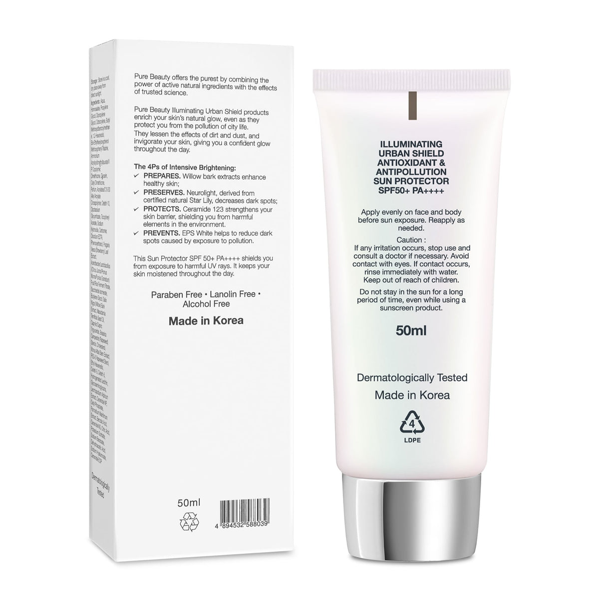 Illuminating Urban Shield Sun Protector Sunscreen SPF50+ PA++++ 50ml