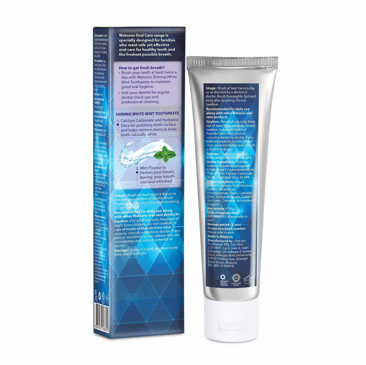 Shining White Toothpaste Mint 130g