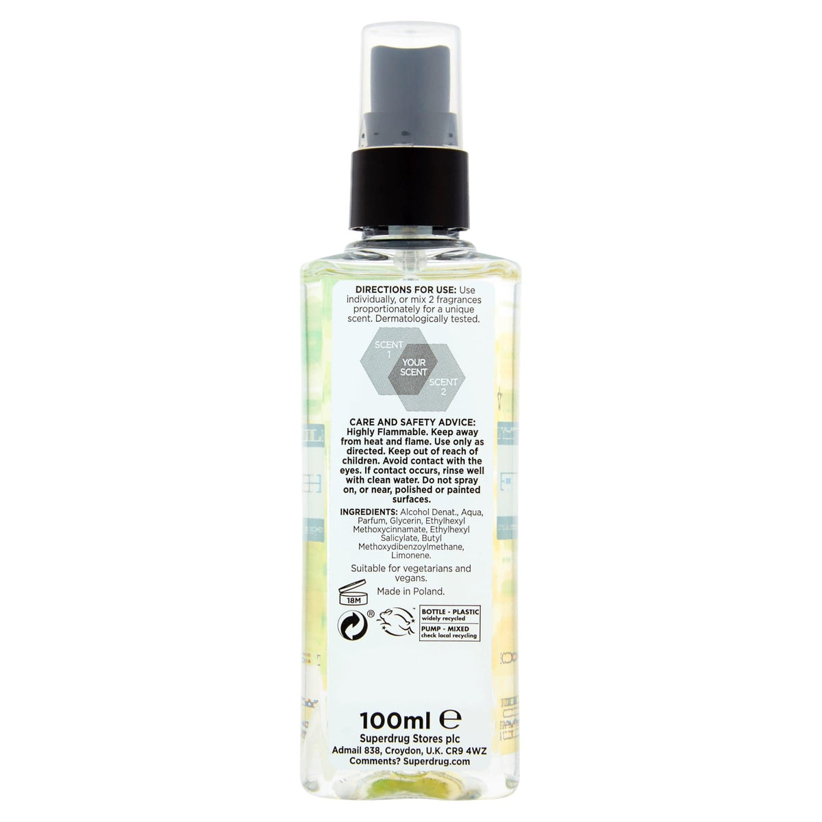 Layering Lab Body Mist Spray Fresh 100ml