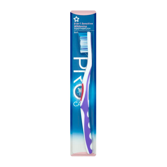 Pro Care 5-in-1 Sensitive Whitening Toothbrush Soft 1pc