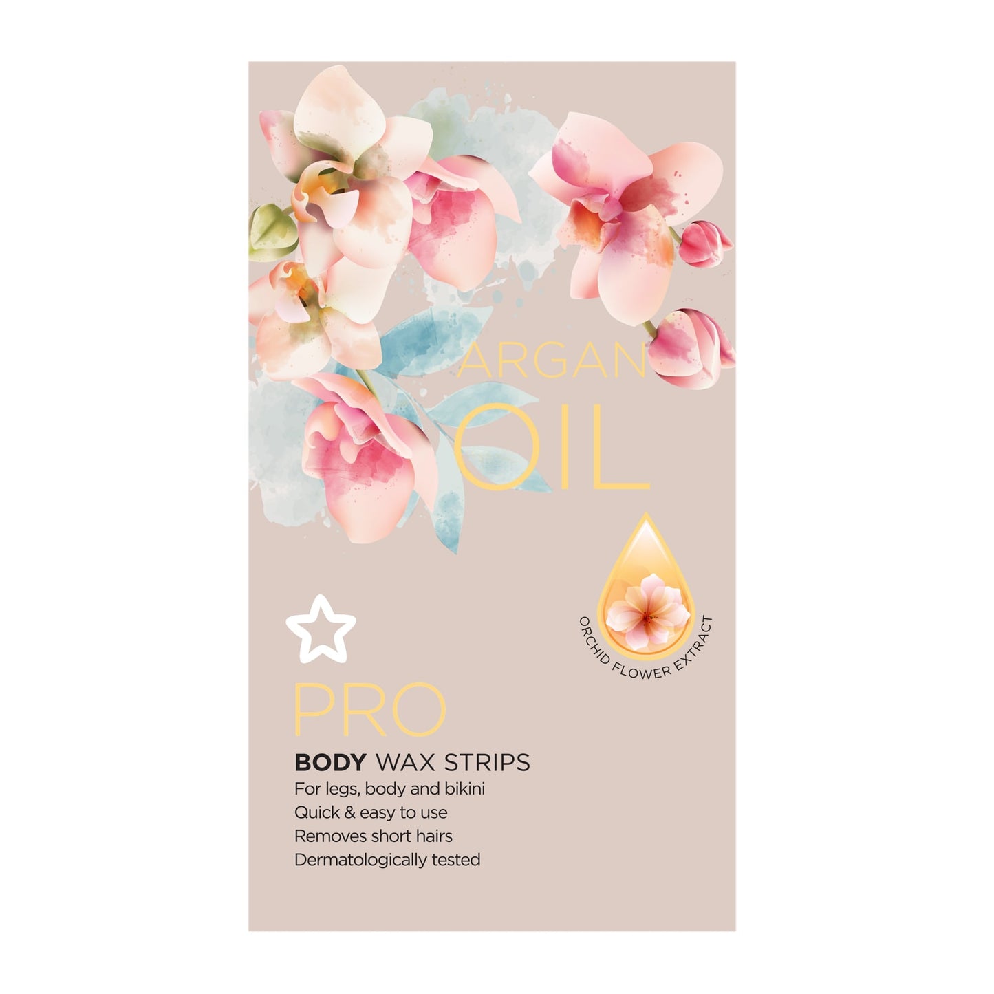 Pro Body Wax Strips Argan Oil 20pcs