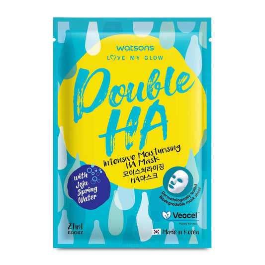 Love My Glow Intensive Moisturising Sheet Mask Double HA 1pc