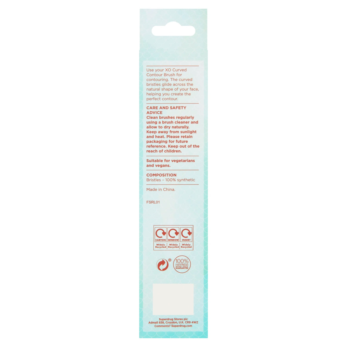 XO Curved Contour Brush 2 1pc