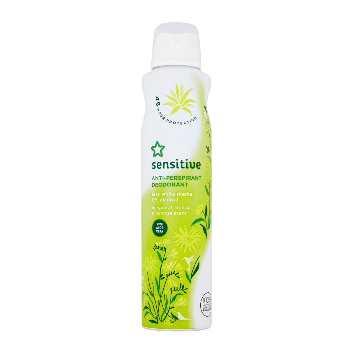 Less White Residue Anti-Perspirant Deodorant Spray Sensitive 250ml