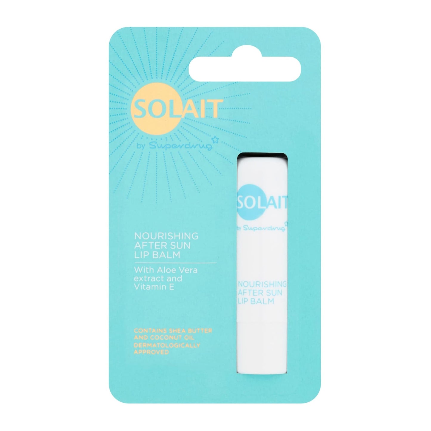 Superdrug Solait After Sun Lip Balm Nourishing 4.8g 4.8g