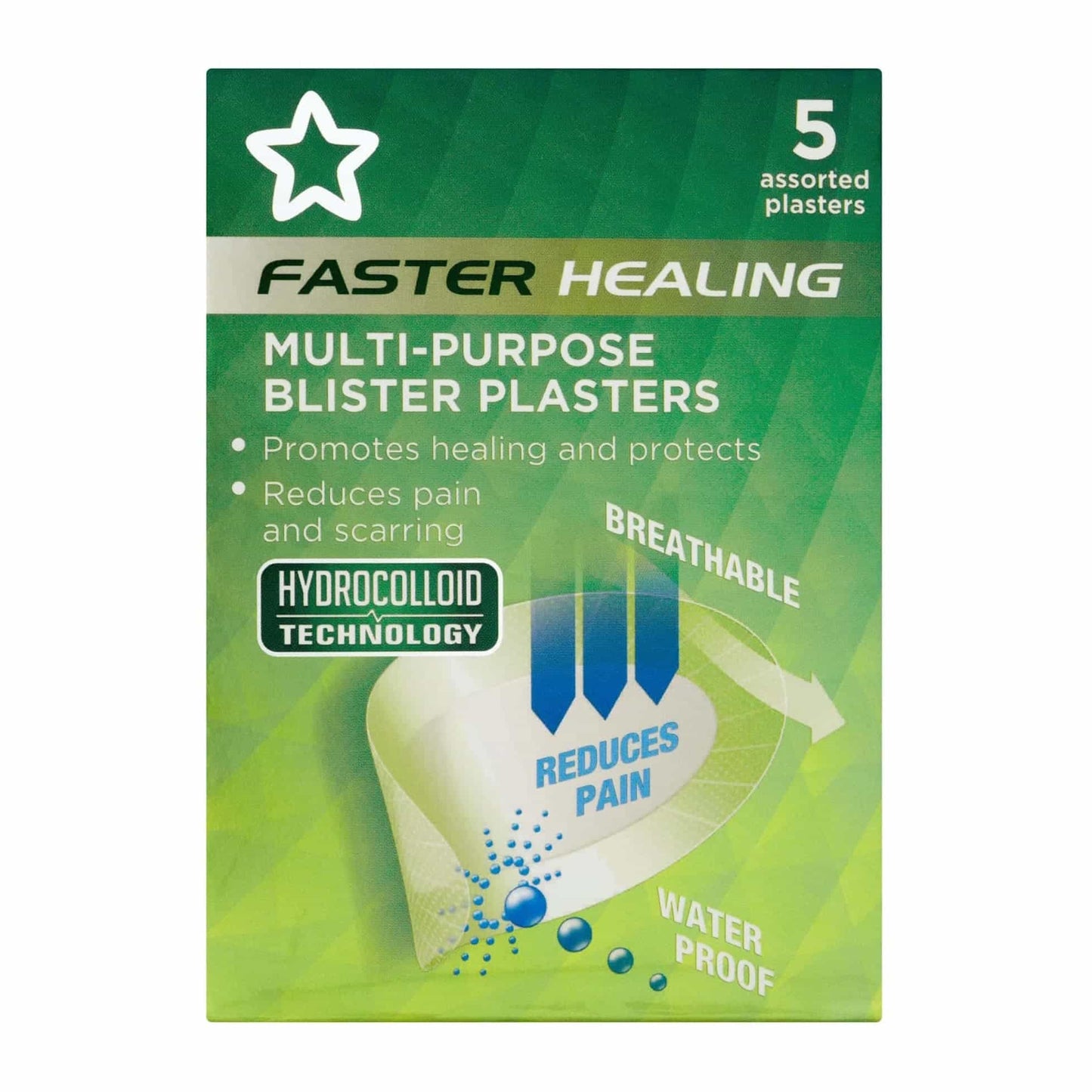 Faster Faster Healing Multi-purpose Blister Plasters 5pcs