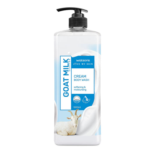 Love My Skin Softening & Moisturising Cream Body Wash Goat Milk 1l 1L