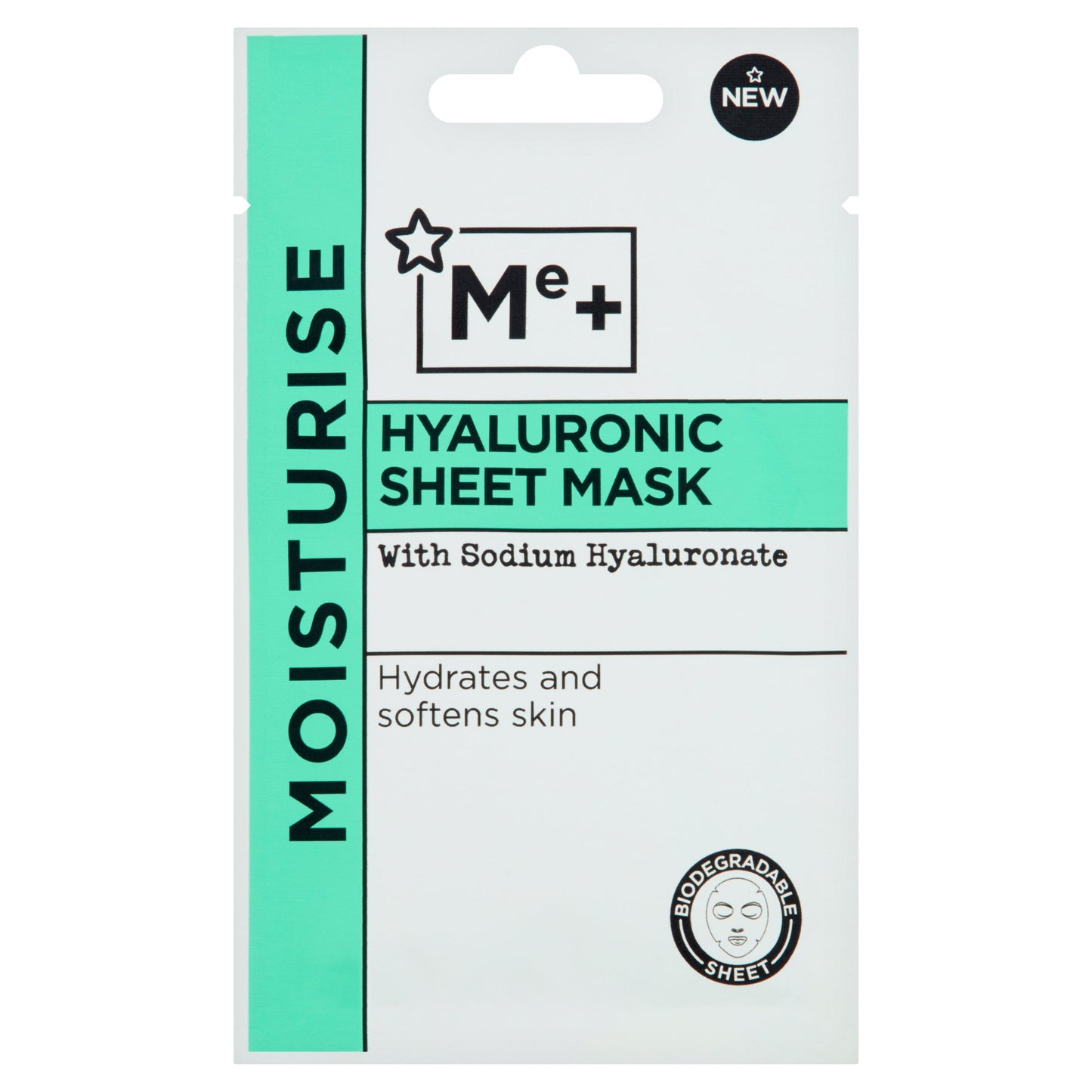 Superdrug Me+ Cica Sheet Mask With Sodium Hyaluronate 25ml 25ml
