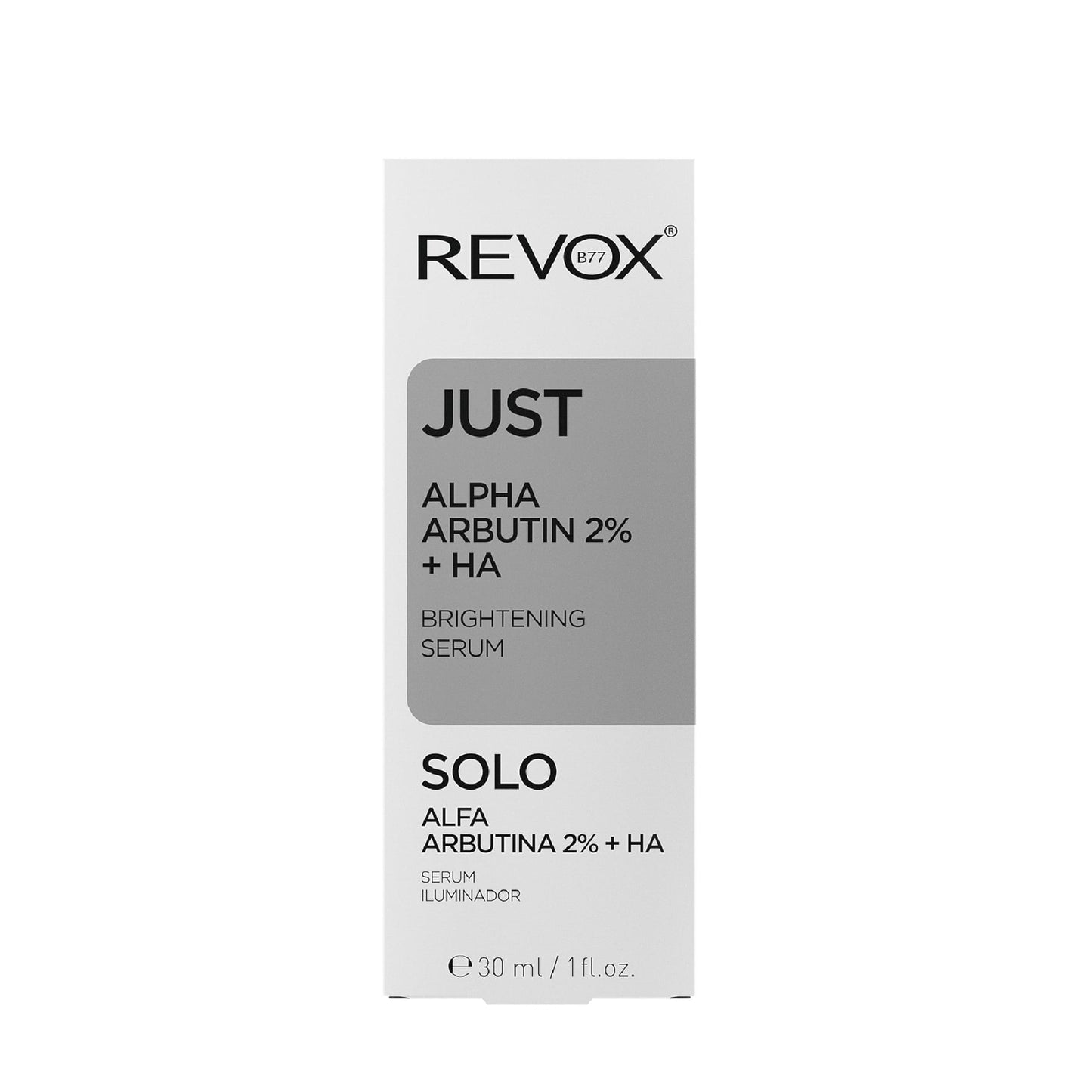 Revox B77 Just Alpha Arbutin 2% + HA Brightening Serum 30ml