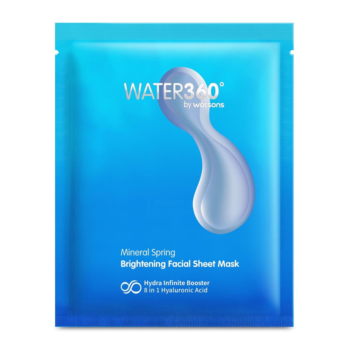Water 360 by Watsons Brightening Facial Sheet Mask 1s X 28ml