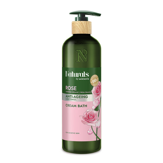 Naturals by Watsons Rose Cream Bath 490ml