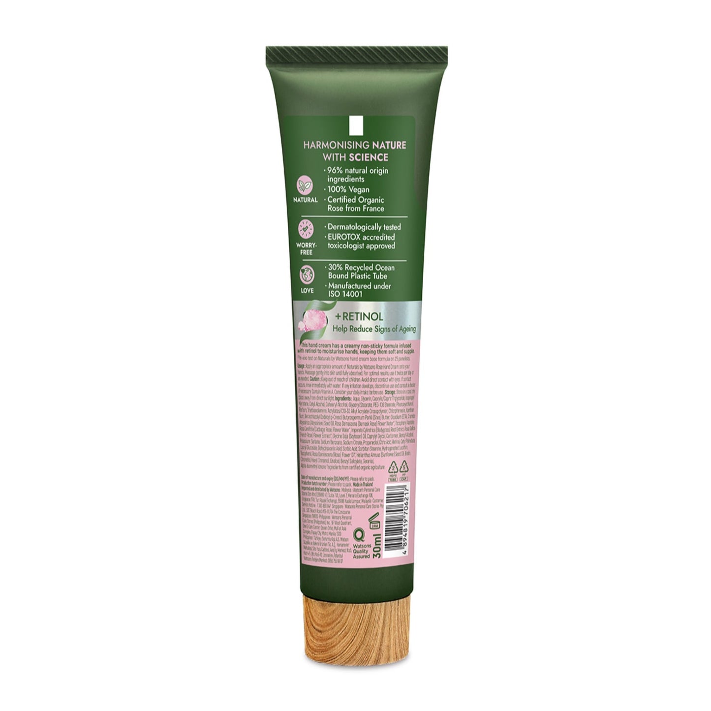 Naturals by Watsons Rose Hand Cream 30ml