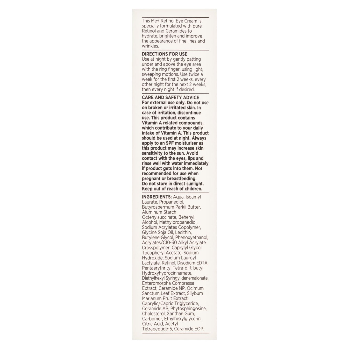 كريم سوبر دراج مي ريتينول للعين 15 مل