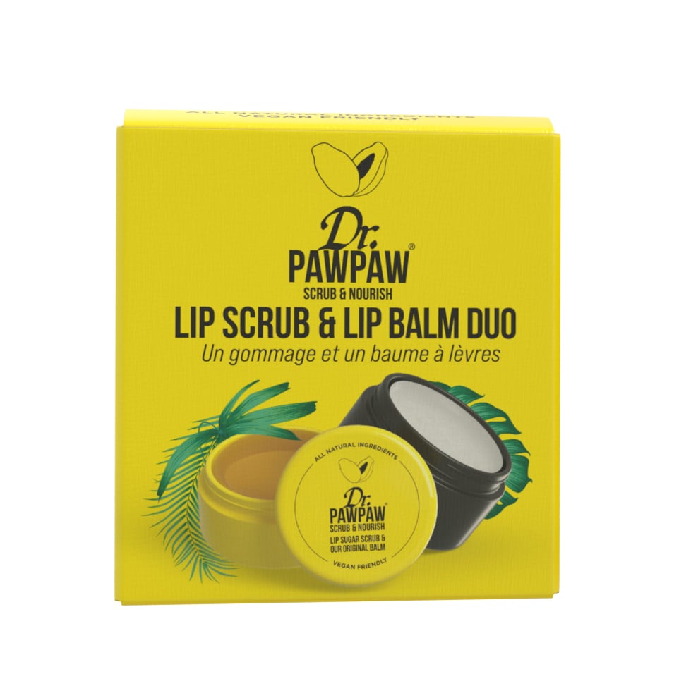 Dr.PAWPAW Lip Scrub & Lip Balm Duo 16g 16g