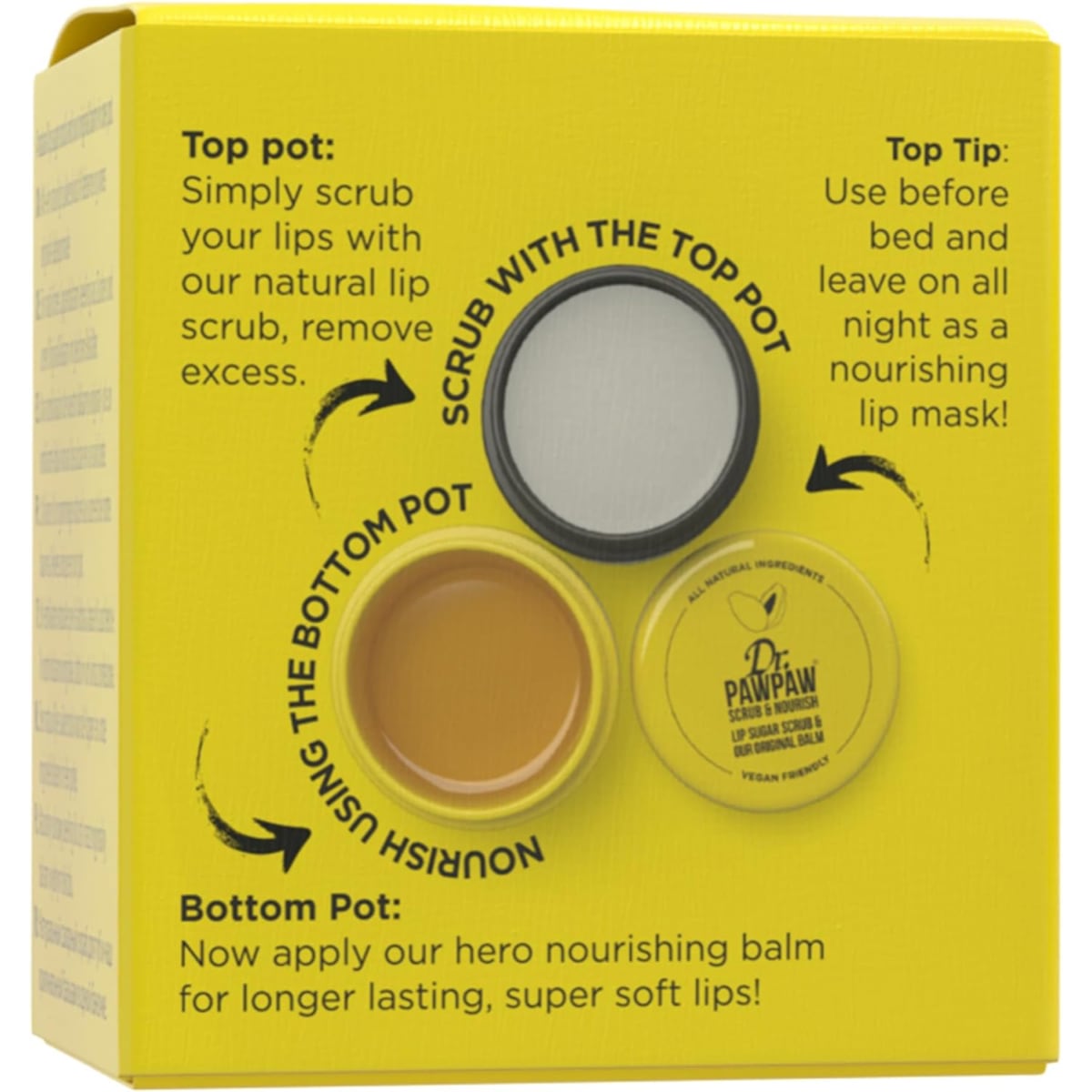 Dr.PAWPAW Lip Scrub & Lip Balm Duo 16g 16g