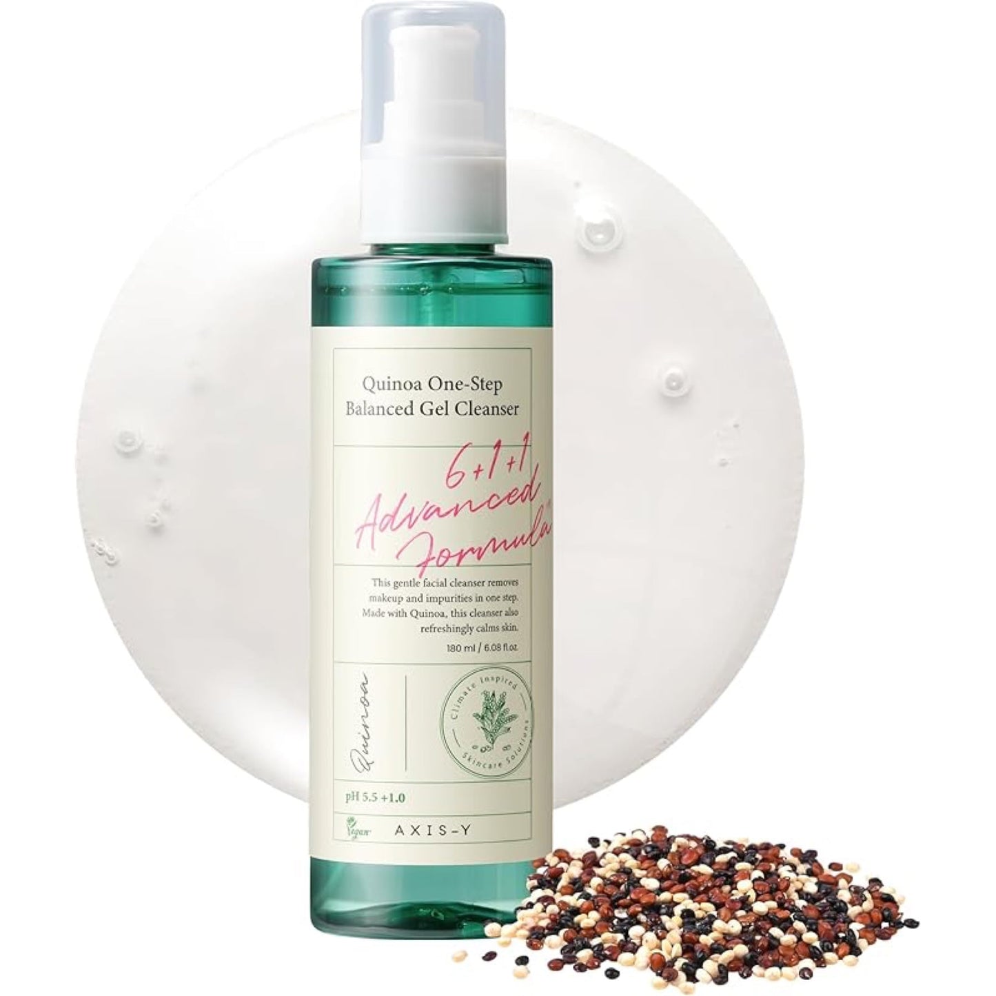 AXIS‑Y Quinoa One‑Step Balanced Gel Cleanser 180 ml