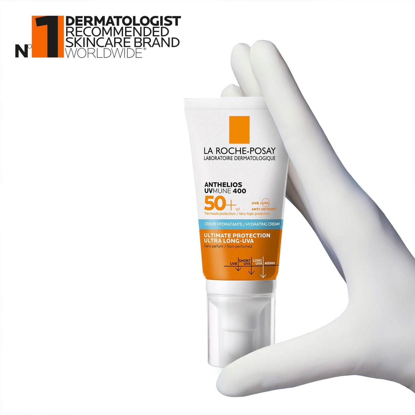 كريم الترطيب لاروش بوزيه أنثيليوس يو في ميون 400 بعامل حماية SPF50+ وخالٍ من العطور 50 مل