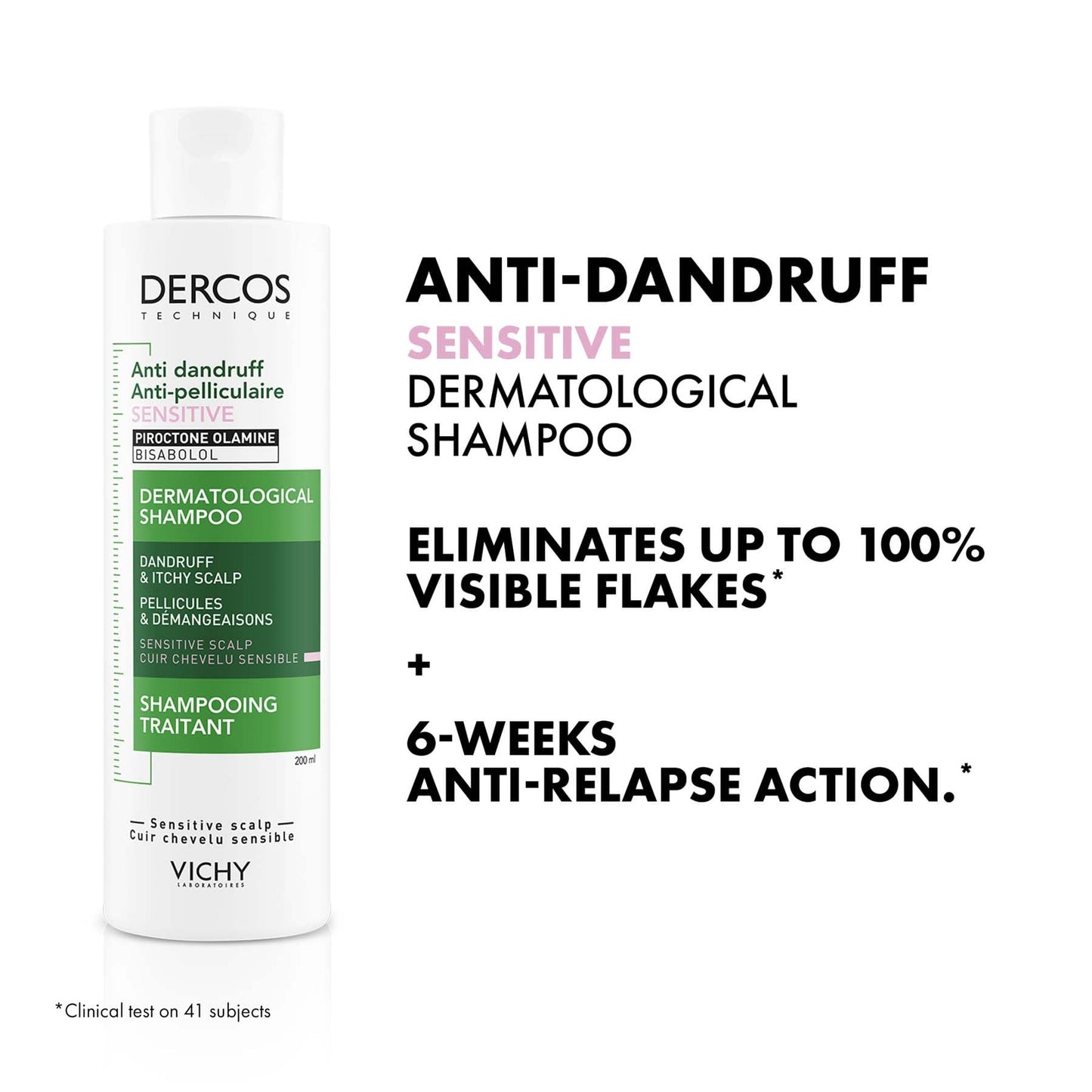 Vichy Dercos Anti-dandruff Sensitive Treatment Shampoo 200ml