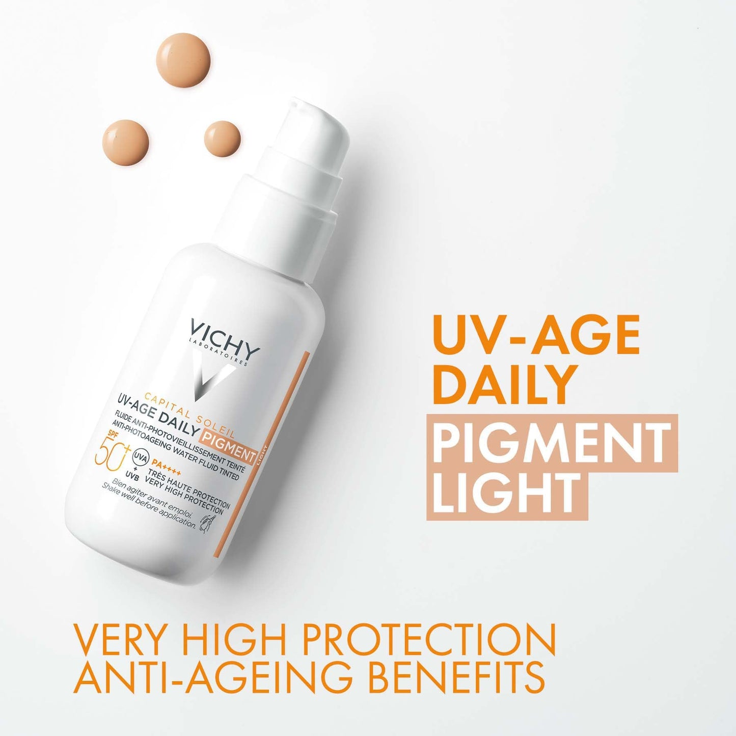 Vichy Capital Soleil Uv-âge Daily Fluide Tinted Sfp50+ 40 Ml
