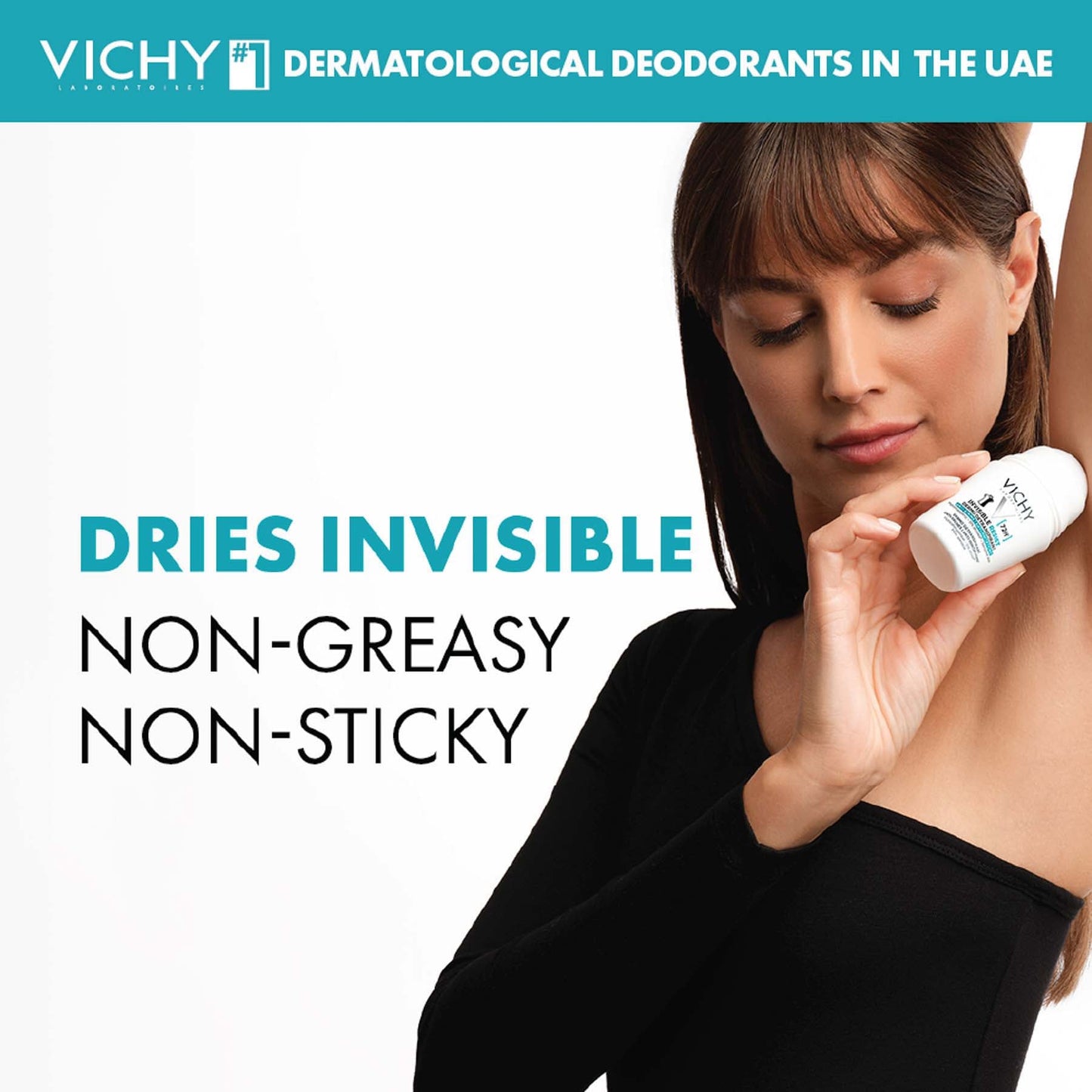 Vichy Invisible Resist 72h Roll-on Deodorant 50 Ml