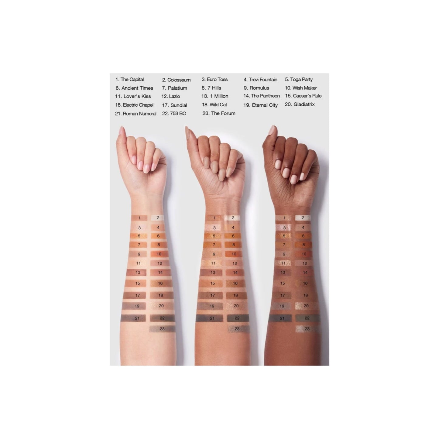 شيجلام شيجلام وين إن روما باليت - ٢٣ لونًا