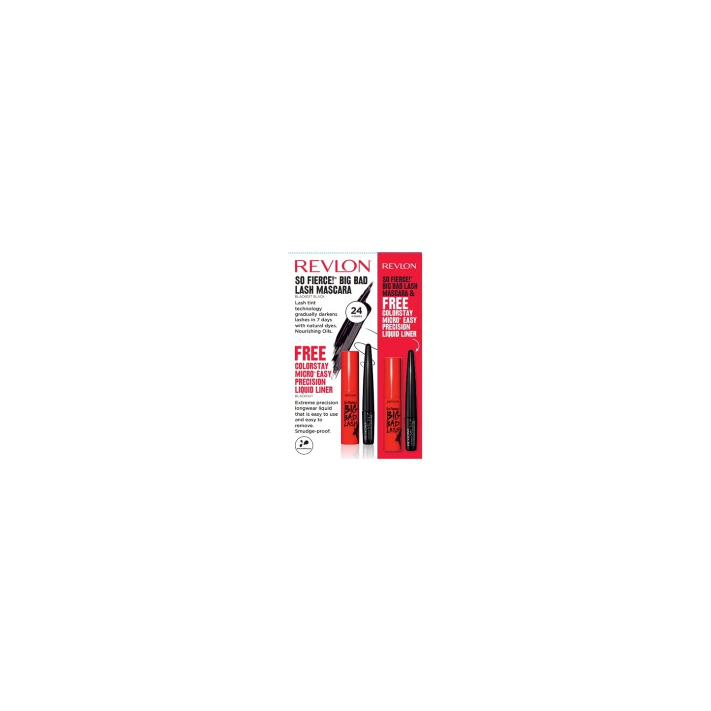 Revlon Combo So Fierce! Big Bad + ColorStay Micro Eye Liner Set