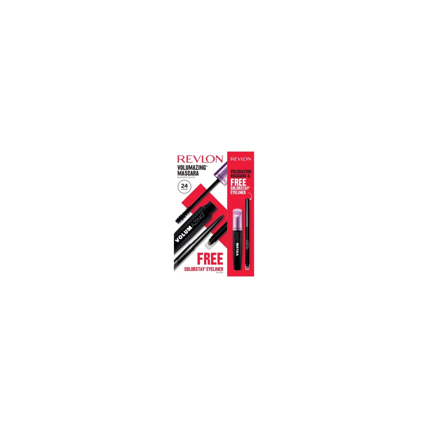 Revlon Combo Volumizng Mascara + ColorStay Eye Liner Set