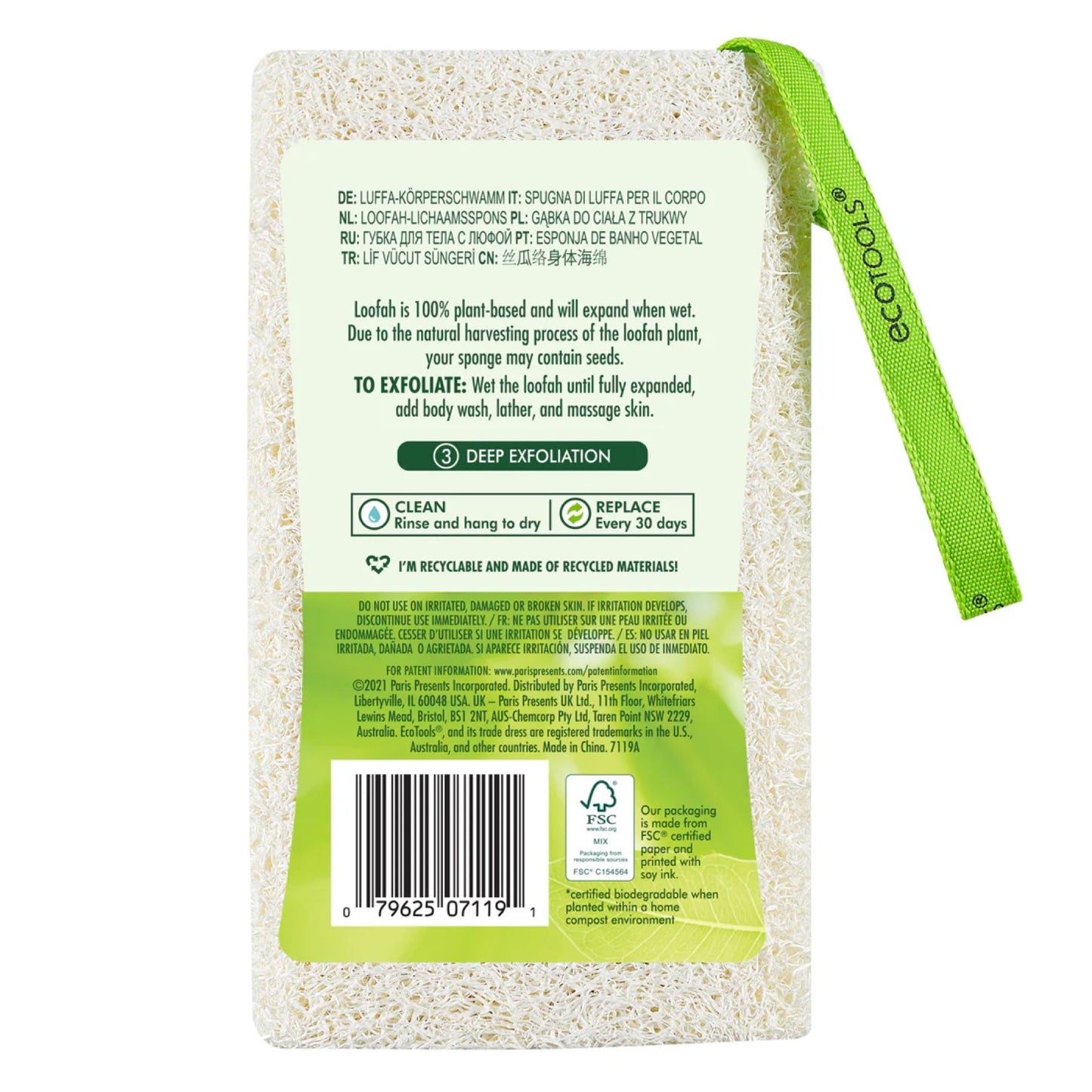 EcoTools Loofah Body Sponge 1pc