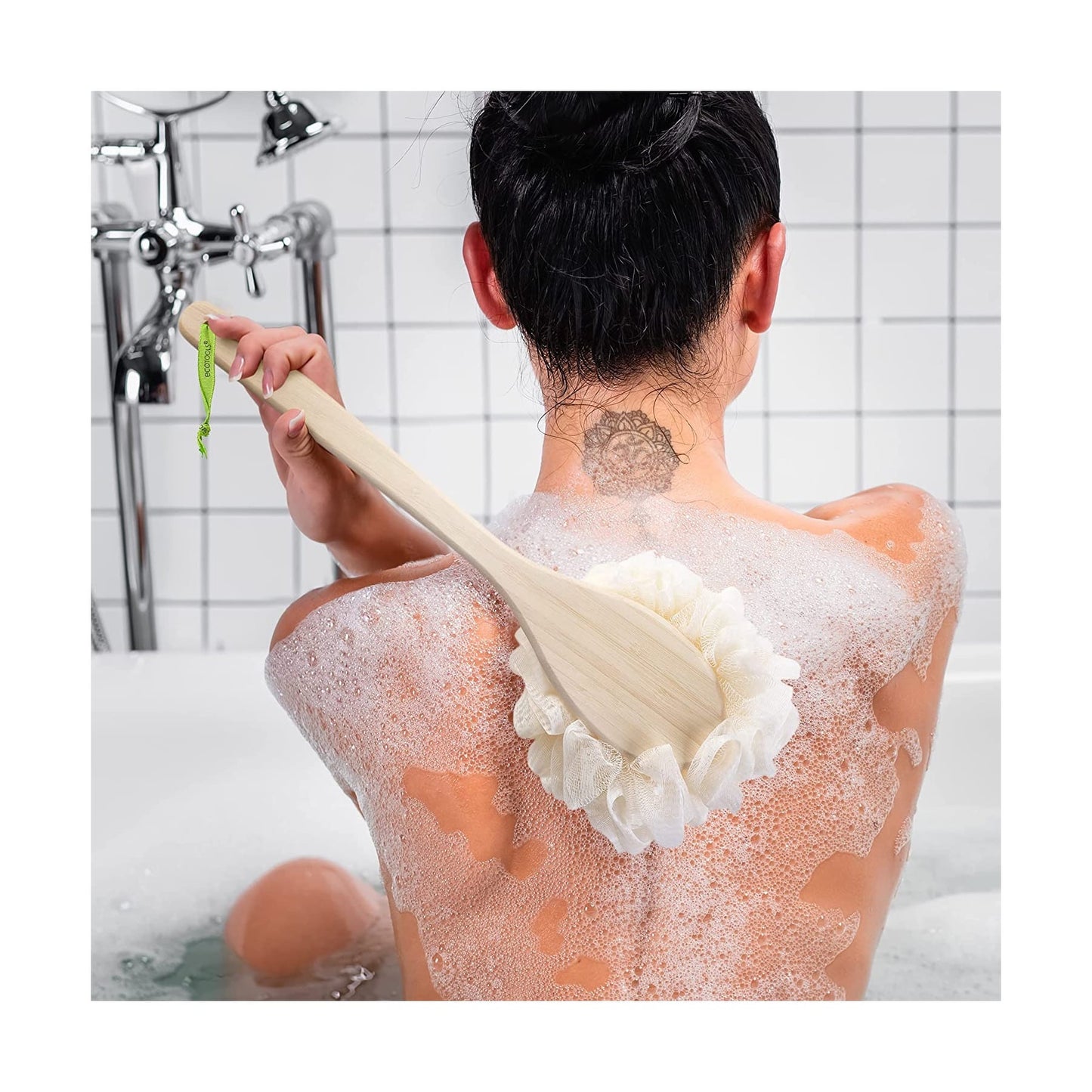 EcoTools EcoPouf Bath Brush 1pc