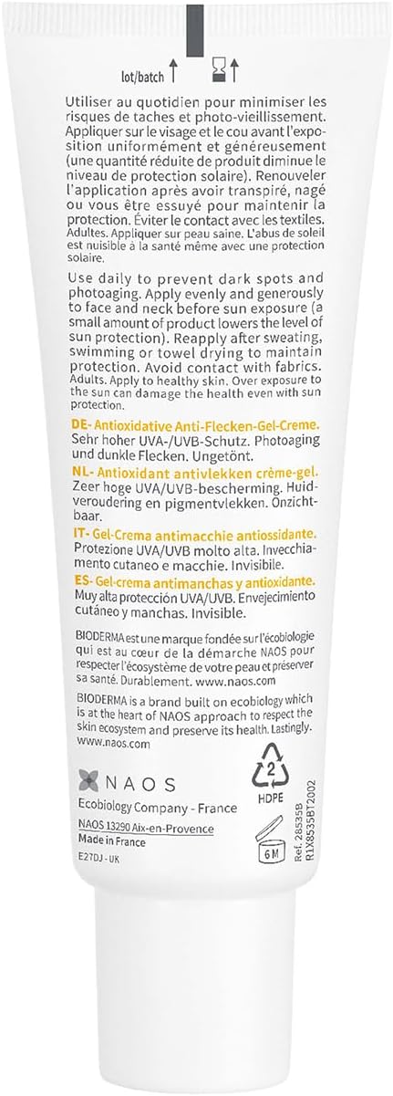 Bioderma Photoderm Spot-age Spf 50+ Antioxidant Dry Touch Sunscreen - 40ml
