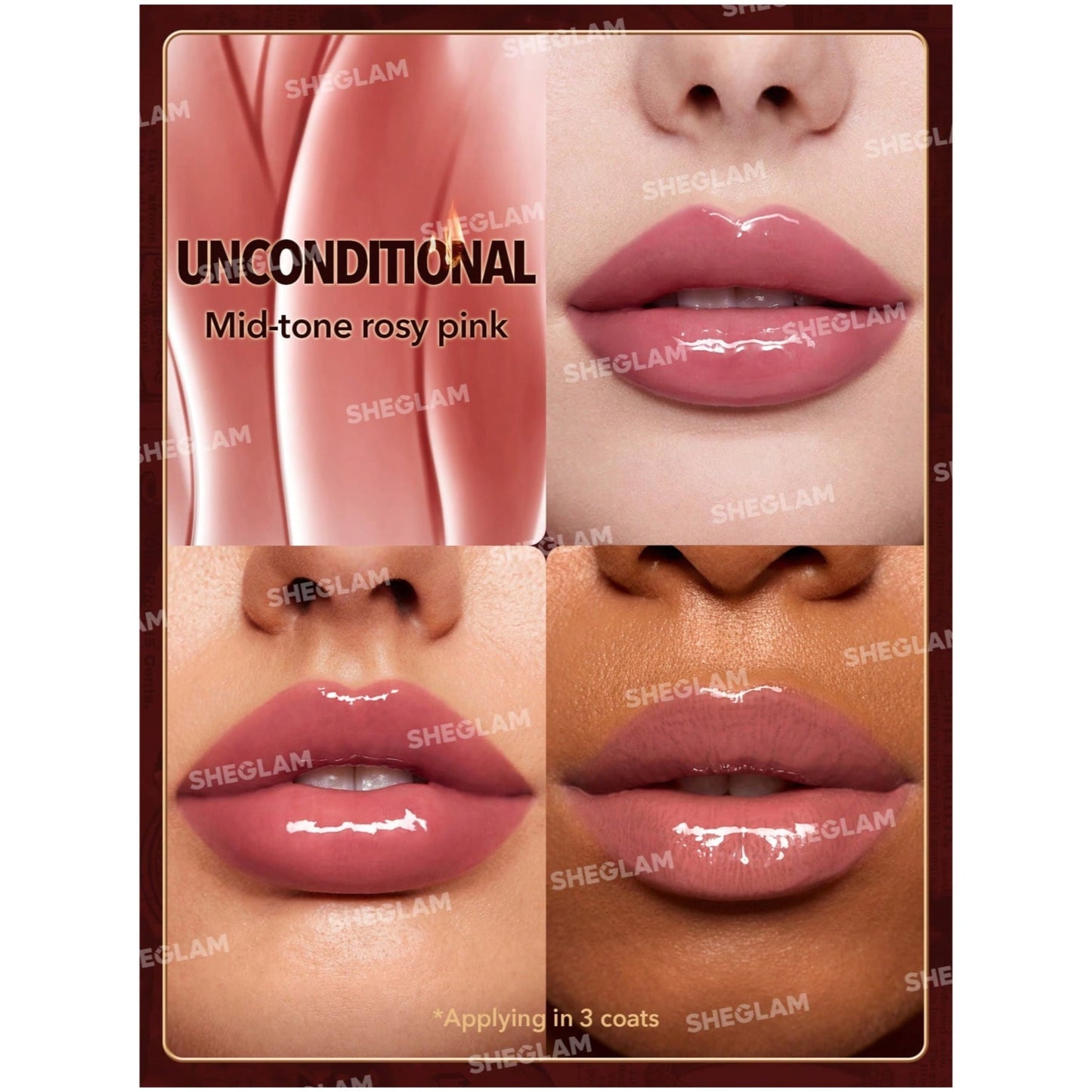 Sheglam Ember Rose Immortal Love Lip Gloss