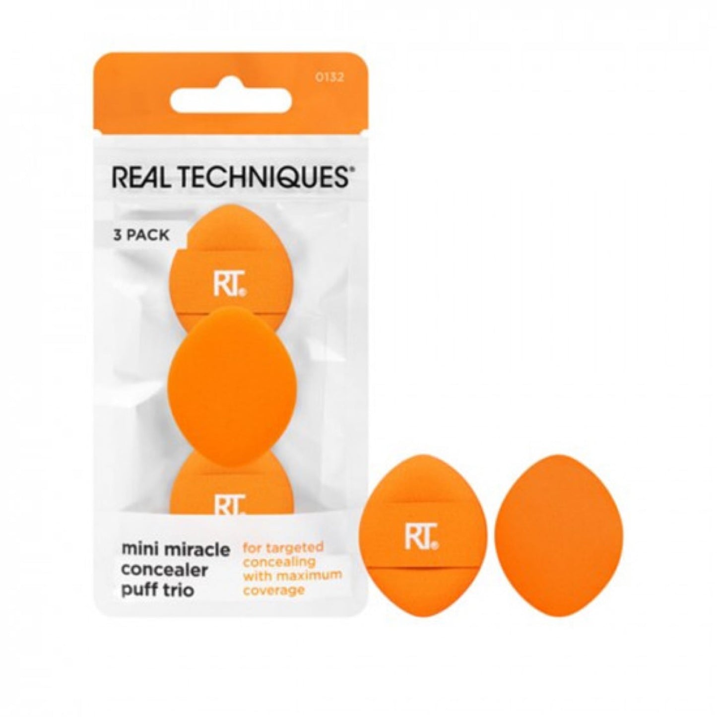 Real Techniques Mini Miracle Concealer Puff Trio - 3 Pcs