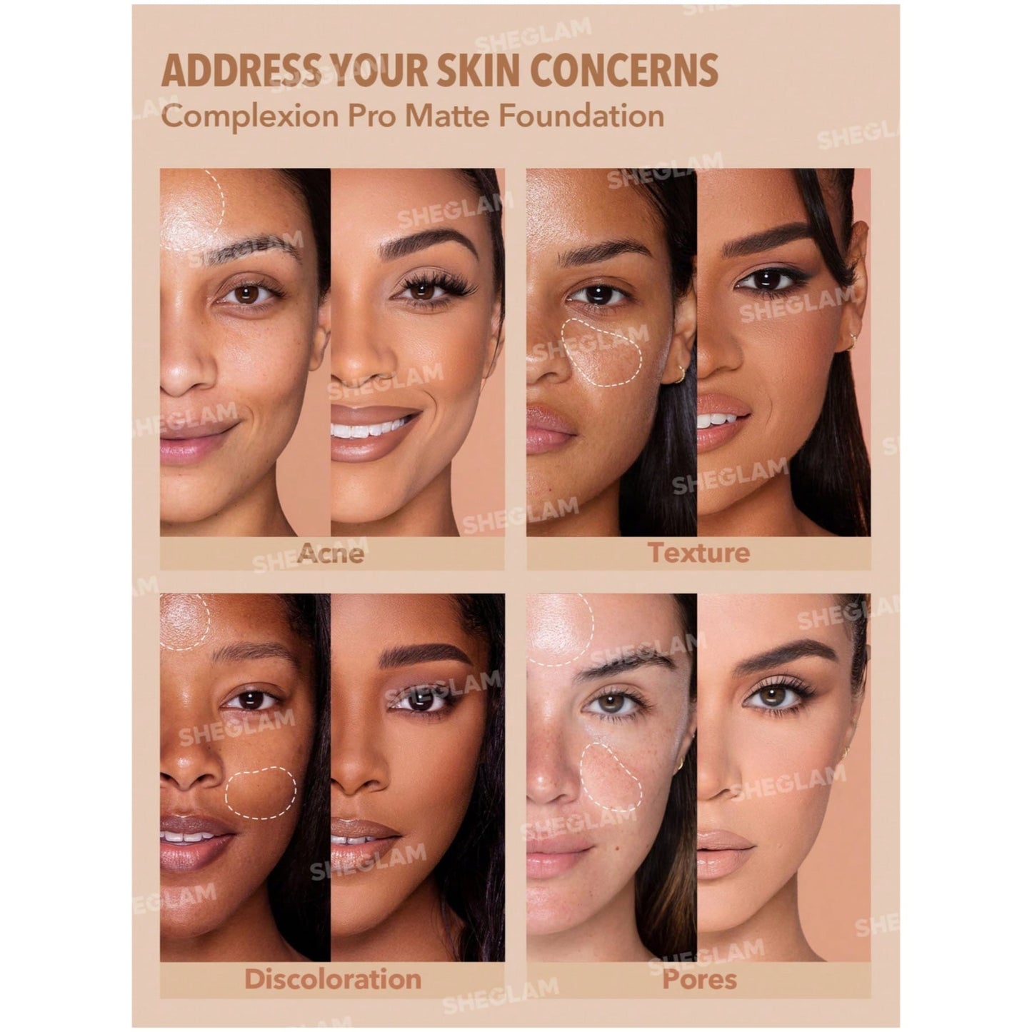 Sheglam Complexion Pro Long Lasting Breathable Matte Foundation