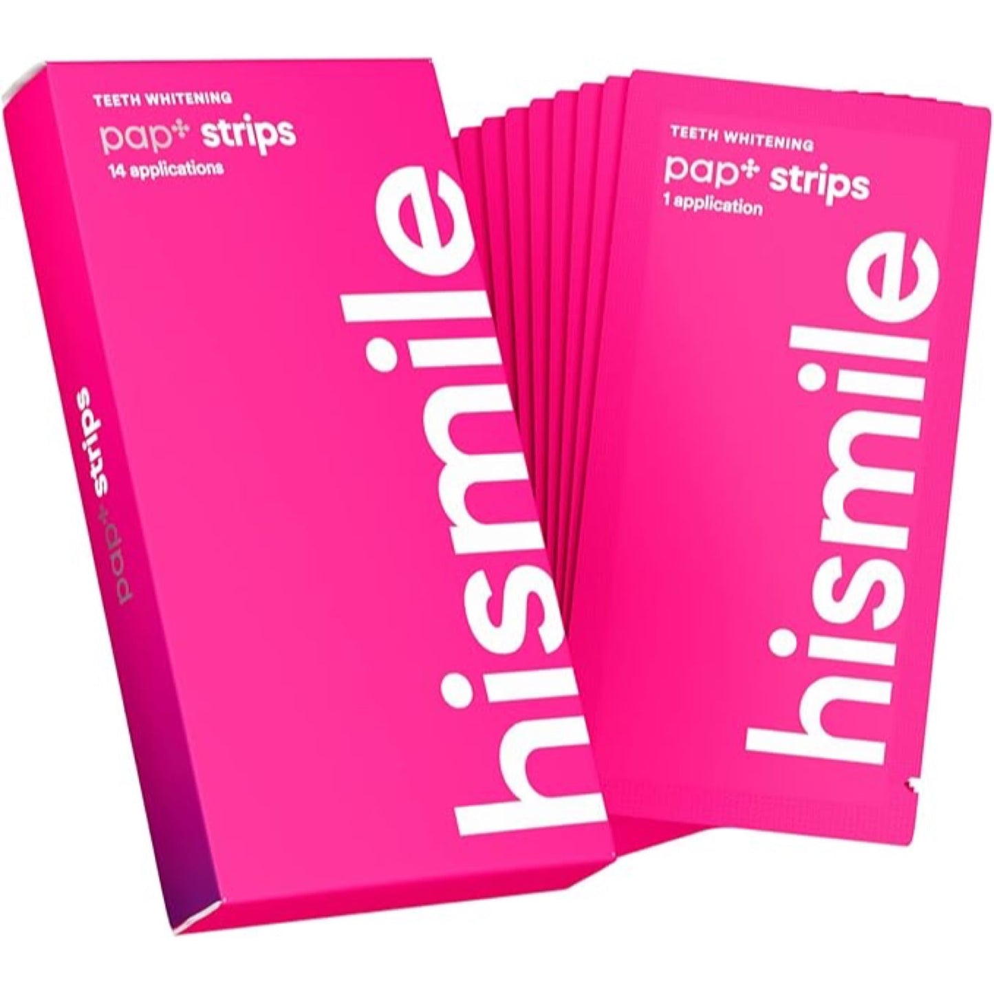 Hismile Teeth Whitening Strips for Sensitive Teeth, 28 Strips (14 Treatments)