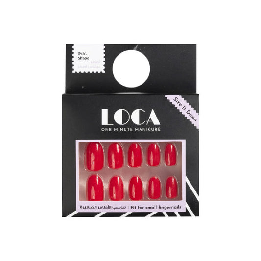 Loca Small Nails Oval #4 Red