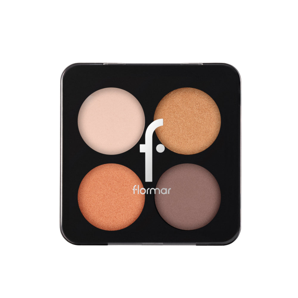 Flormar Color Palette Eyeshadow - 4 shades