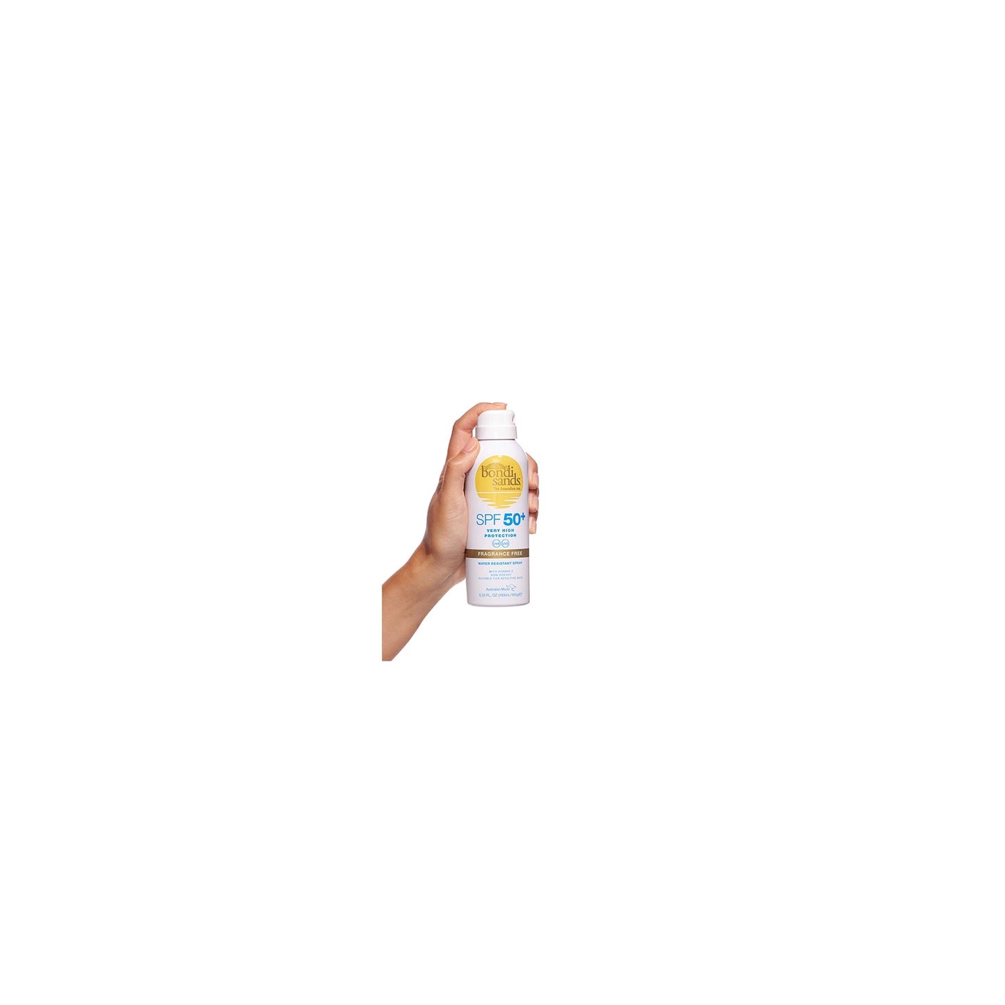 Bondi Sands Spf 50+ Aerosol Mist Spray Fragrance Free 160g