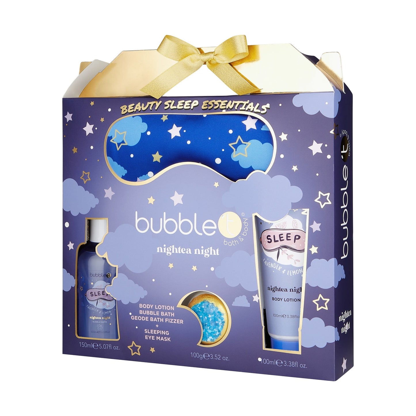 مجموعة هدايا النوم Bubble T مع مقبض