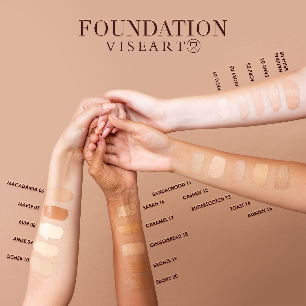Viseart Long Wear Flawless Foundation