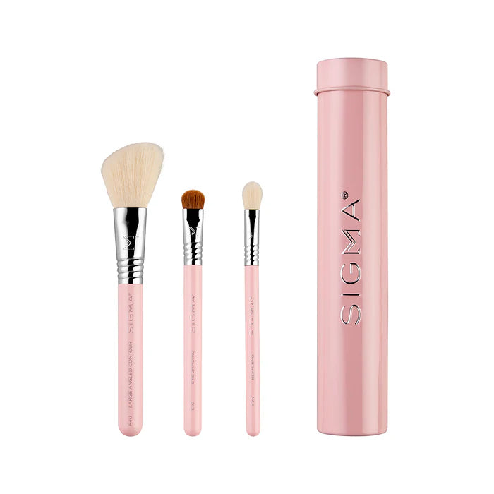 Sigma Essential Trio Brush Set - Pink