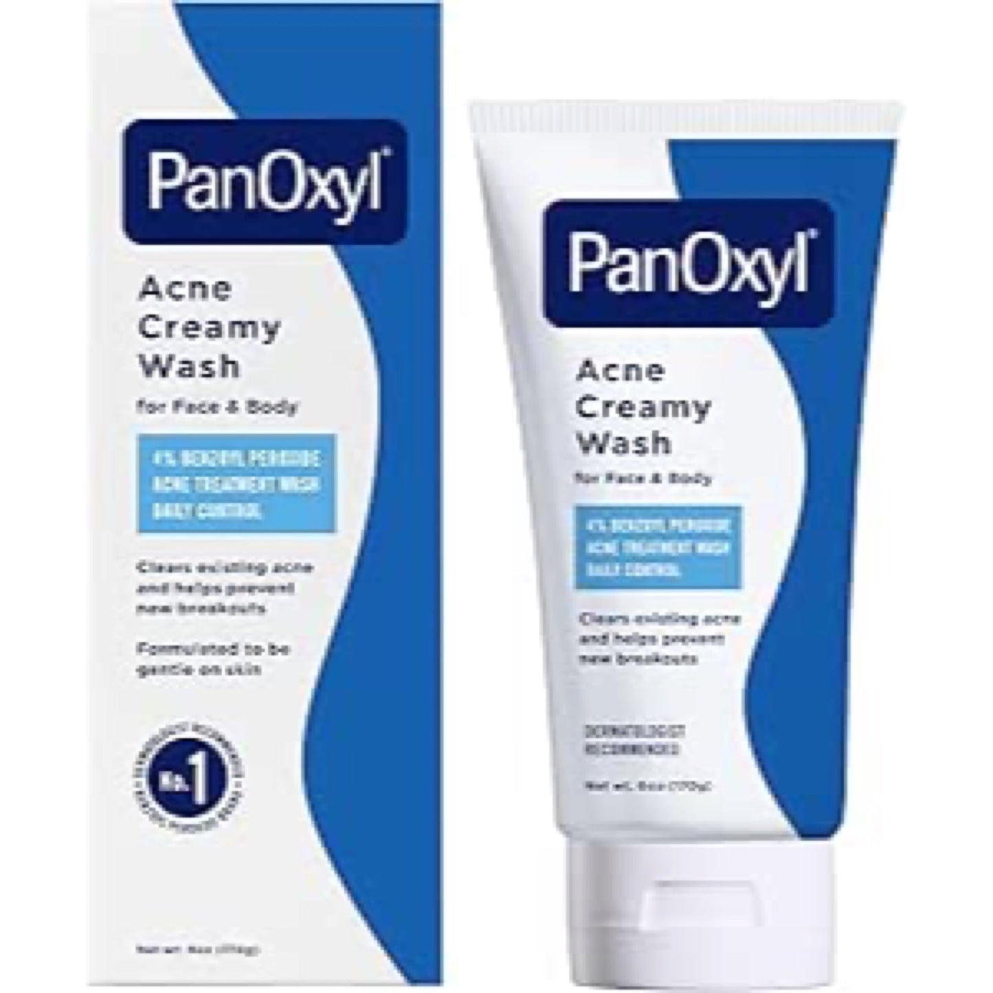 PanOxyl Antimicrobial Acne Creamy Wash, 4% Benzoyl Peroxide