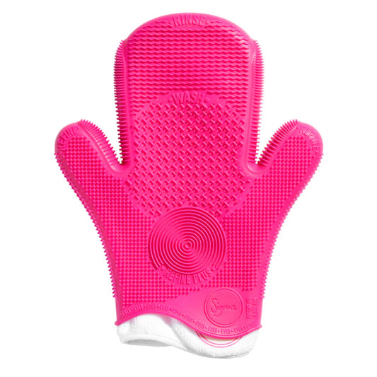 Sigma Spa Brush Cleaning Glove - Pink 2pcs