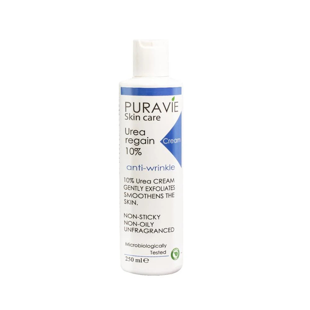 Puravie Urea Cream 10% for Dry and Very Dry Skin 250ml