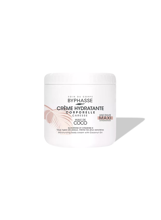كريم مرطب للجسم من بايفاس بزيت جوز الهند 500 مل