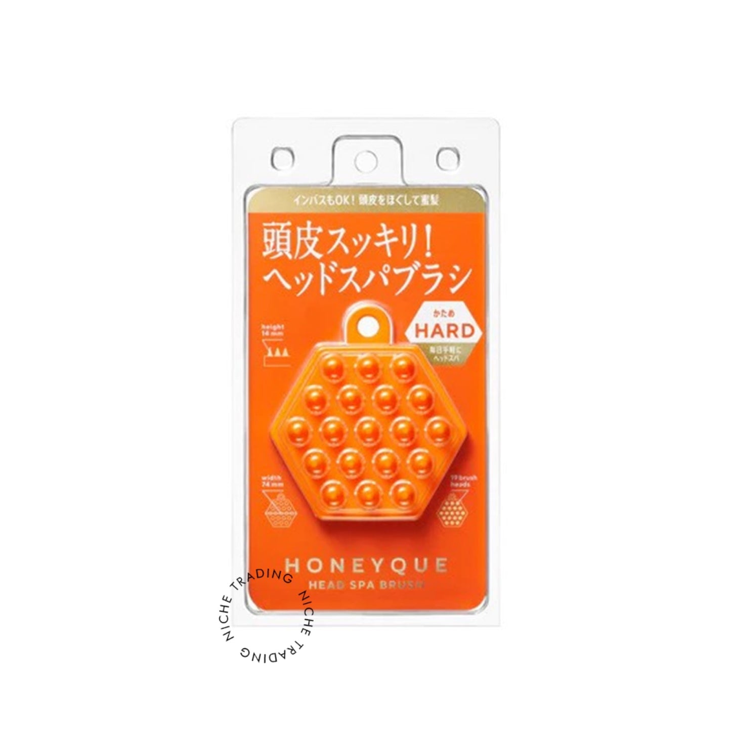 Honeyque Head Spa Plus Brush Hard