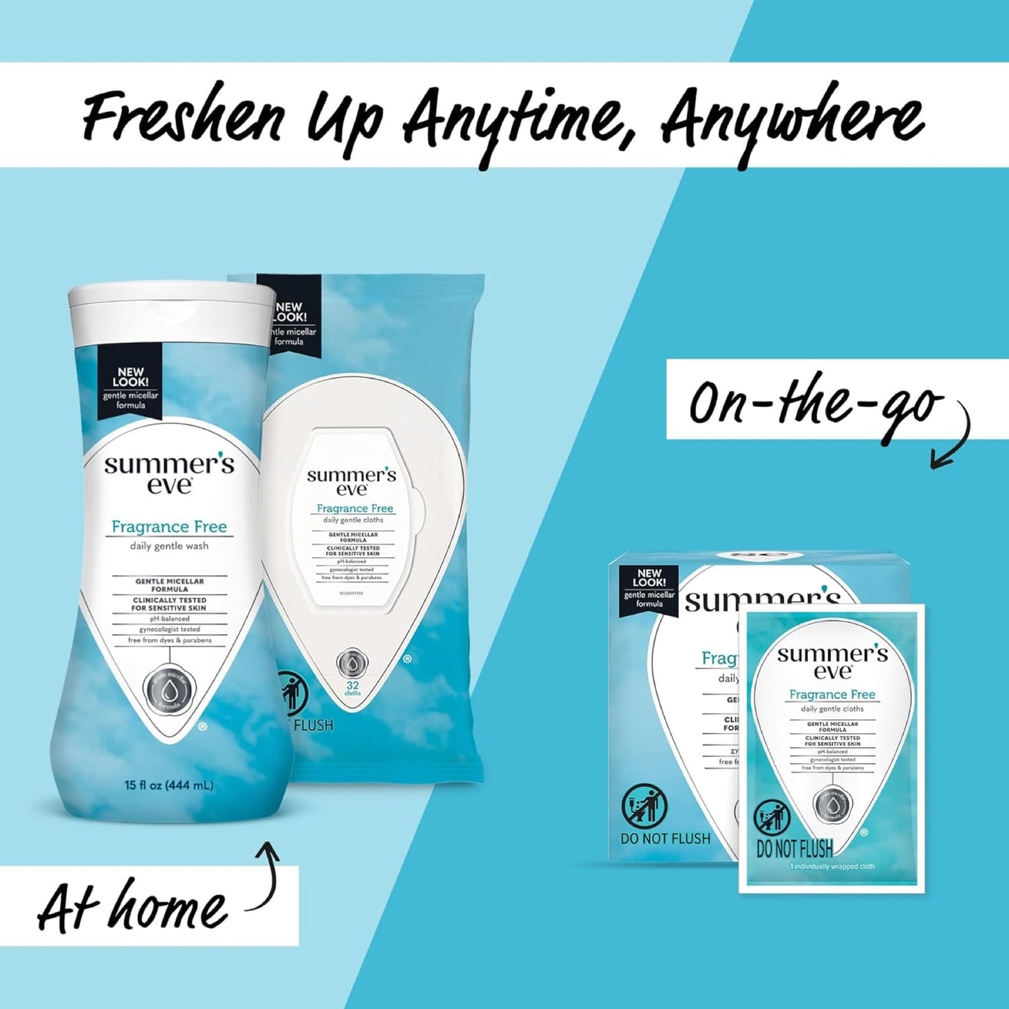 Summer's Eve Fragrance Free Clean Cloths