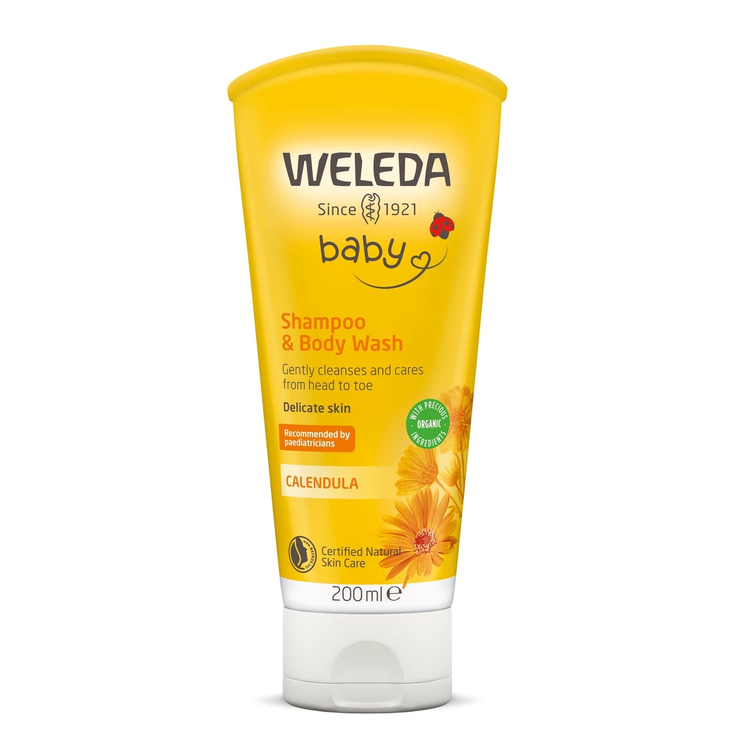 Weleda Calendula Baby Shampoo & Body Wash 200ml