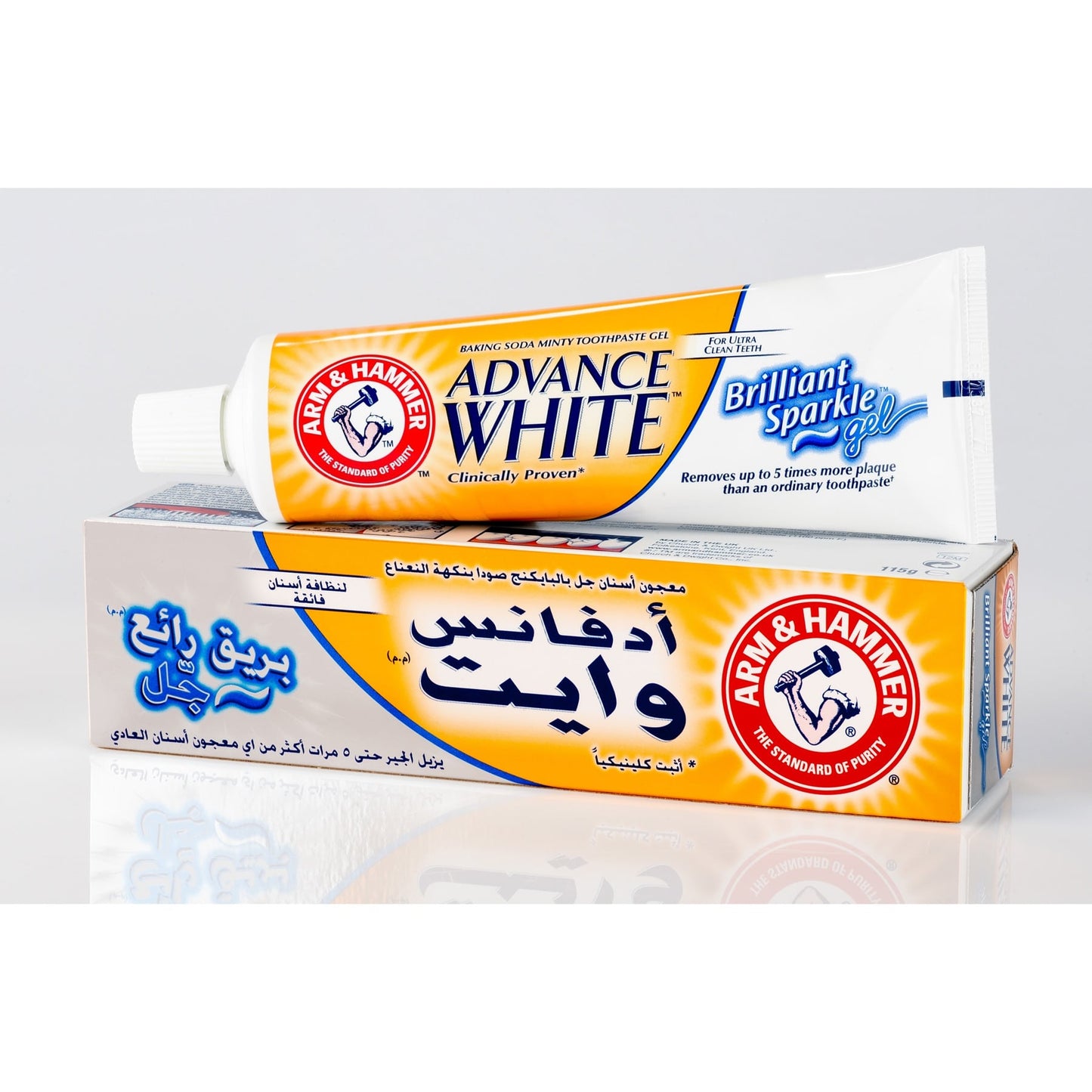 Arm & Hammer Tooth Paste Brilliant Sparkle Gel 115g