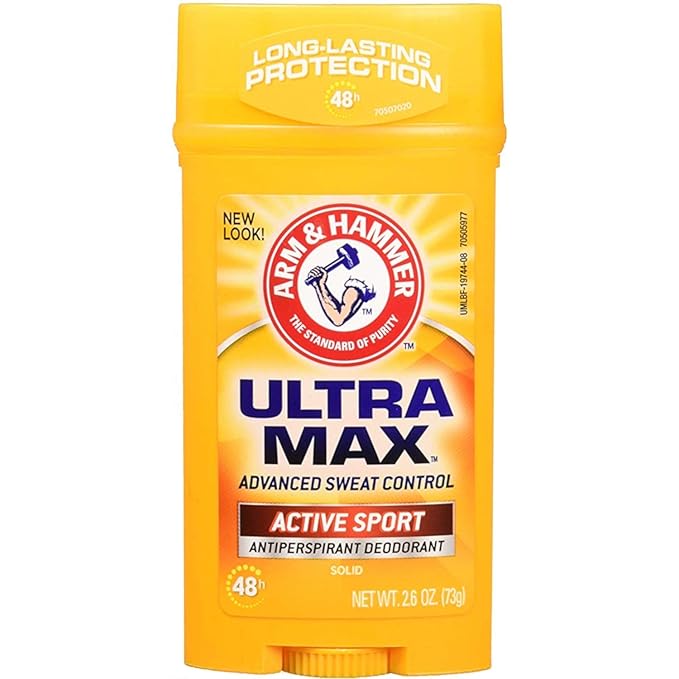 Arm & Hammer Ultramax Solid Antiperspirant Deodorant Active Sport